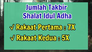 Berapa Jumlah Takbir Shalat Idul Adha [upl. by Corissa]