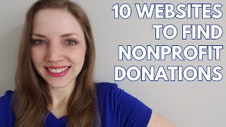 10 Sites to Find Donations and Donors  Nonprofit Fundraising [upl. by Gingras]