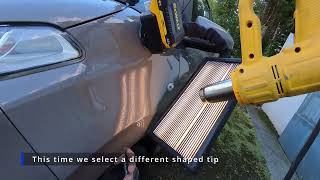 Paintless Dent Repair Before And After  First Persion Point Of View [upl. by Nnhoj]