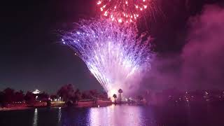 4th of July 2023 Fireworks  Almaden Lake Park  San Jose California [upl. by Ylrebmek]