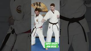 Arm Break Technique Against a Haymaker jointlock armbreak karate bunkai [upl. by Trebla]