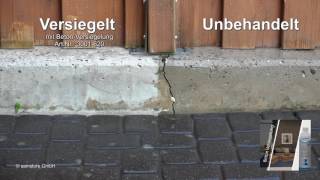 Farblose Betonversiegelung mit Tiefenwirkung [upl. by Sidon324]