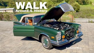 1971 Mercedes 280SE 3 5 Cabriolet Walk Around and History [upl. by Enileve]