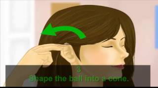 How to Put in Ear Plugs [upl. by Ailina]