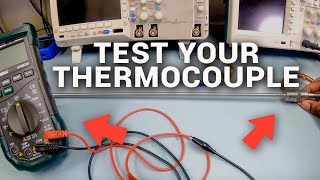 How to test a thermocouple with a meter grounded amp ungrounded [upl. by Attennyl]