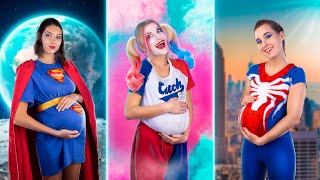 What If Superheroes Were Pregnant [upl. by Nylhtak218]