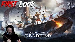 My First Look at Pillars of Eternity II Deadfire Fantastic CRPG [upl. by Nettle396]