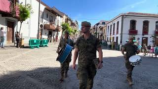 Ensayo Desfile del Regimiento de Infantería Ligera Canarias nº 50 del Ejército El Pino Teror 2023 [upl. by Yrroc]