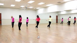 Drop Snap  Line Dance Dance amp Teach in English amp 中文 [upl. by Katherin]