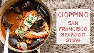 Cioppino Rustic Italian Seafood Stew [upl. by Ydarg]