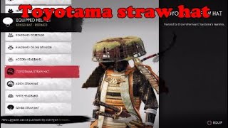 Ghost of Tsushima  Where to get the Toyotama Straw Hat accessory [upl. by Barton733]