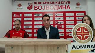 KK VOJVODINA MTS  KK DYNAMIC BALKAN BET konferencija za medije [upl. by Chesnut]