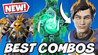 BEST COMBOS FOR NEW ASCENDANT MIDAS SKIN BOTH STYLES  Fortnite [upl. by Fulviah]