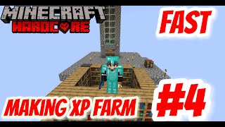 I MAKE XP FARM IN MINECRAFT SURVIVAL WORLD GAMEPLAY4 minecraft gaming foryou trending [upl. by Levey]