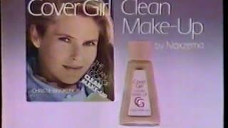 1987 Cover Girl Makeup quotChristie Brinkleyquot TV Commercial [upl. by Ecirad954]