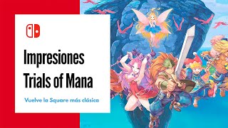 Primeras impresiones TRIALS OF MANA SWITCH Análisis Trials of Mana Nintendo Switch [upl. by Merwyn]