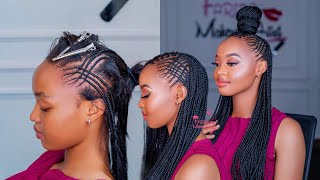 Jinsi ya kusuka YEBO MPYA YA NANASI  New Pineapple Braids  JIFUNZE NYWELE HII MPYA KABISA🔥 [upl. by Aciemaj]