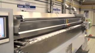 IPSO CFFS Ironer Feeding Folding Cross Folder amp Stacker [upl. by Pearle]