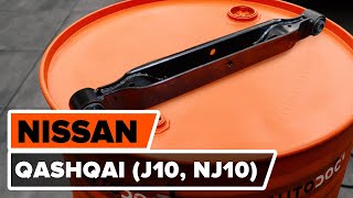 Come sostituire braccio oscillante posteriori su NISSAN QASHQAI J10 NJ10 VIDEO TUTORIAL [upl. by Alderson]