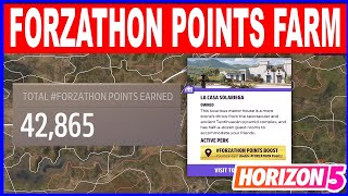 Best Way to Farm Forzathon Points in Forza Horizon 5 [upl. by Derfiniw]