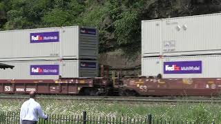 Intermodal Train to Altoona [upl. by Kelsey]