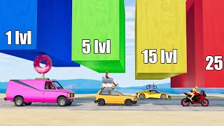 Which Vehicle will pass Lowest barrier  Beamng drive [upl. by Shererd]