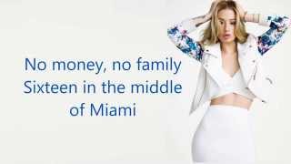 Iggy Azalea  Work Lyrics HD [upl. by Abernon]