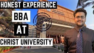 Honest Review about BBA at Christ University  Preparation Strategies etc [upl. by Yorgerg323]