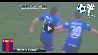 Gol Leone Tigre 1 Rosario Central 0 Torneo Inicial 2013 Fecha 7 Fútbol Para Todos [upl. by Nell]