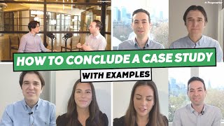 How to Conclude a Consulting Case Interview  Tips amp Examples [upl. by Halsey]