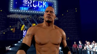 The Rock vs Hollywood Hulk Hogan Wrestlemania X8 recreation [upl. by Nyad]