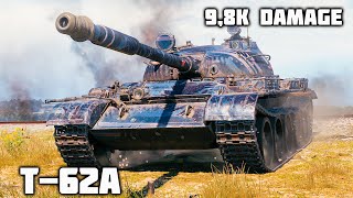 T62A WoT – 10Kills 98K Damage [upl. by Armbruster]