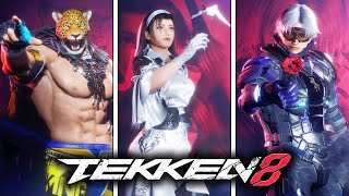 Tekken 8  All Character Select Animations amp Voice Lines Updated [upl. by Noteek448]