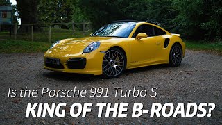 Porsche 991 Turbo S on a British Broad with a convoy of supercars  Spirited Drive [upl. by Zeitler]