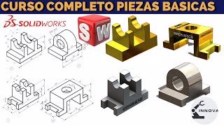 Tutorial Curso Básico en SolidWorks 2024 Gratis para Estudiantes 1  solidworks [upl. by Edge642]