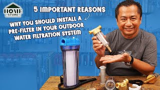 5 Important Reasons  Why you should install a prefilter in your outdoor water filtration system [upl. by Milewski]