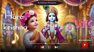 Hare Krishna Hare Lyrical  Mahamantra  lofi Spiritual  Krishna bhajan  Mind Relaxatiiion [upl. by Hayyifas595]