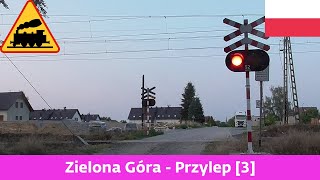 Železniční přejezdPrzejazd kolejowy Zielona GóraPrzylep 3 PL  472023 [upl. by Gwyn296]