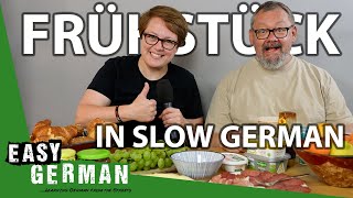 Having Breakfast in Slow German  Super Easy German 233 [upl. by Hallsy102]