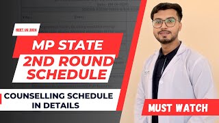 MP State 2nd Round Counselling Schedule  MP DME UG OFFICIAL [upl. by Sioux706]