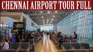 walking tour Chennai International Airport  Chennai INDIA [upl. by Elinet]