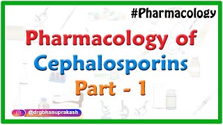 Pharmacology of Cephalosporins  Classification  spectrum of activity and clinical use  Part 1 [upl. by Power269]