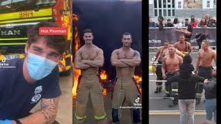 Oops did I just light my house on fire🤭🤭🤭  Hot firefighters  Firefighter tiktok🔥 [upl. by Nita]