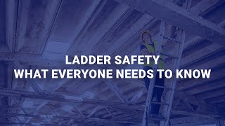 Ladder Safety  What Everyone Needs to Know  Human Focus [upl. by Eilema]