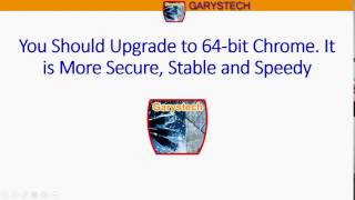 Upgrade to 64 bit Chrome for better performance [upl. by Hay]