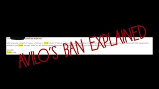 Avilos Ban Explained Second Email  Read the Description [upl. by Adnilev]