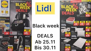 LIDL Black Week Deals Angebote Werbung ab 251124 bis 301124​⁠Werbungde [upl. by Groveman900]