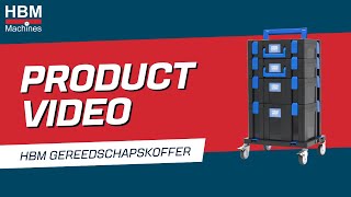 HBM verrijdbare gereedschapskoffer set 105delig  productvideo [upl. by Aros]