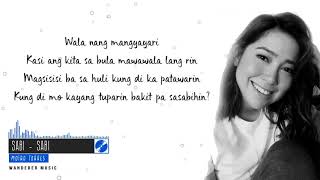 Moira Dela Torre  SabiSabi  Lyrics [upl. by Mcneil]