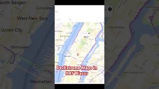 DevExtreme Maps in XAF Blazor devexpress xaf blazor shorts [upl. by Anelrahc79]